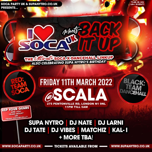 I Love Soca Meets Back It Up
