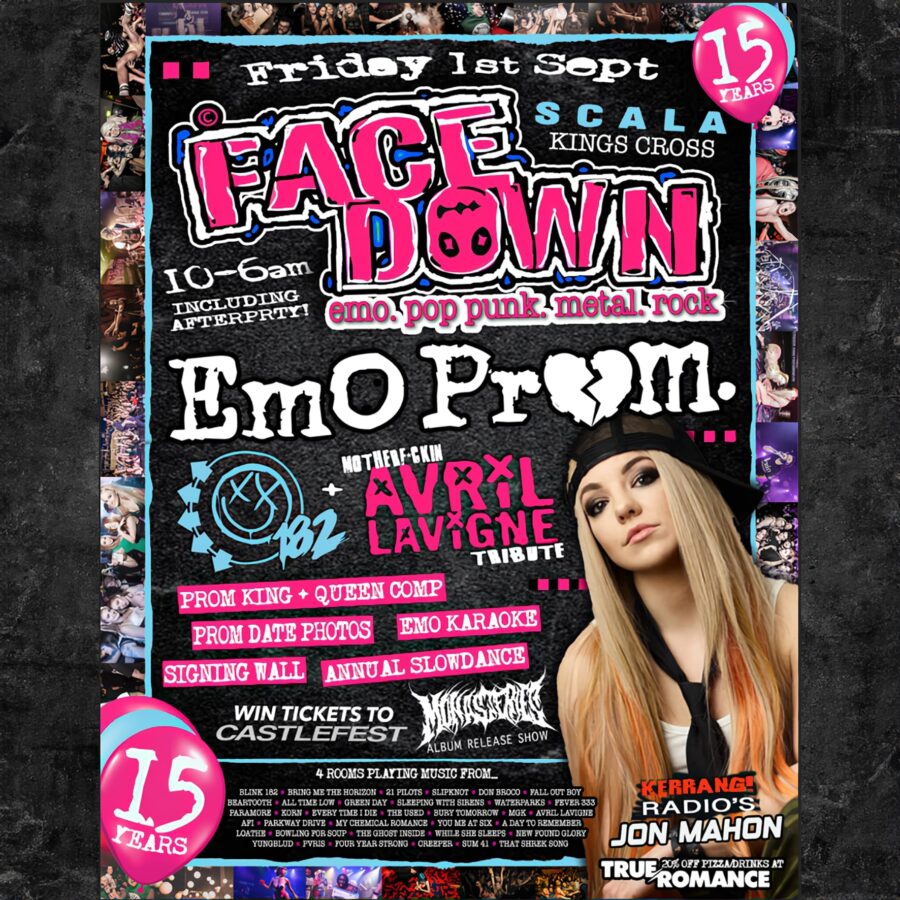 Face Down - Pop Punk, Metal, Emo Night London