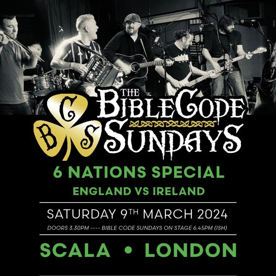 Bible Code Sundays Live -Plus England vs Ireland